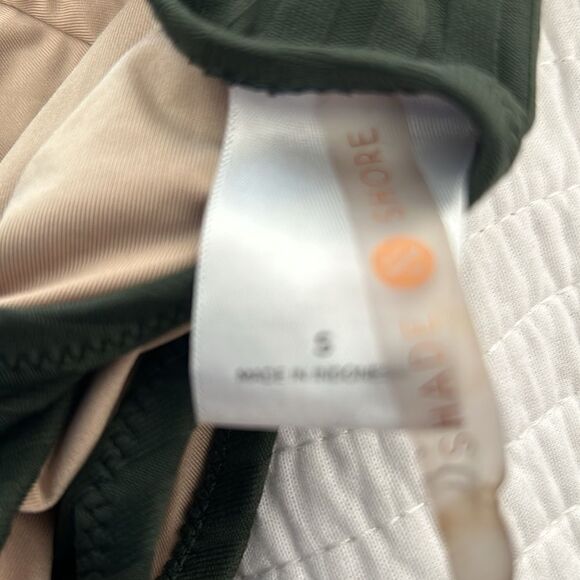 SHADE & SHORE Ribbed Cheeky One-Piece Bathing suit small - Picture 7 of 10